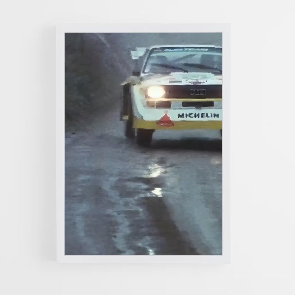 Poster Drift en Pleine Tempête – affiche Audi (vue 3)